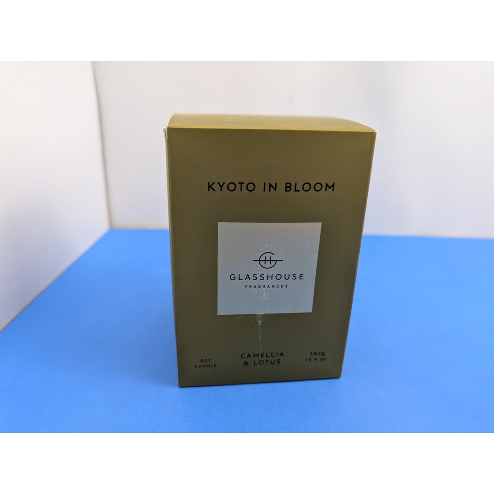 Glasshouse Fragrances Kyoto In Bloom 380g Candle Camellia Lotus